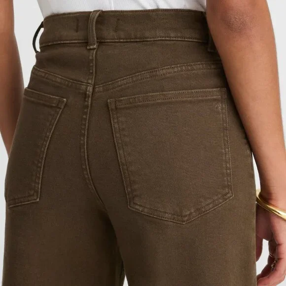 NWT Madewell 25 Flared Wide-Leg Crop Jeans - Picture 5 of 10